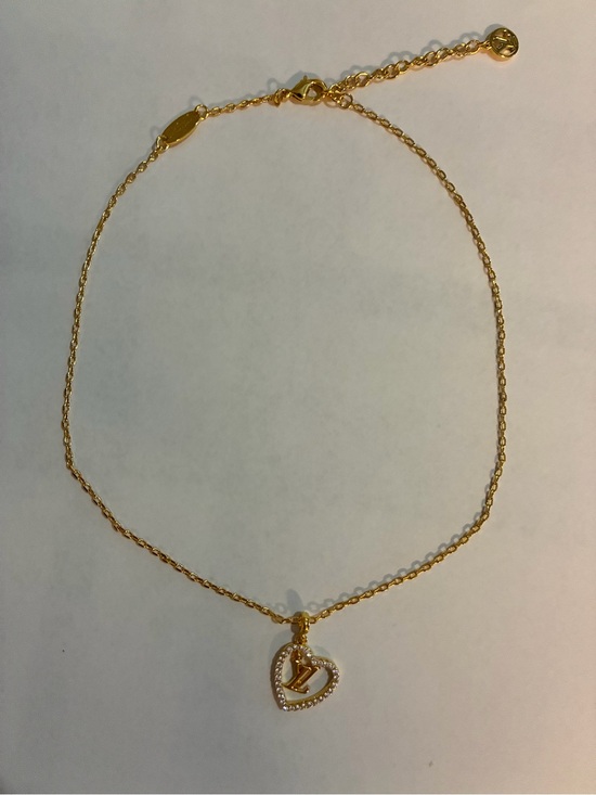 No Brand Jewelry - 18K Gold Plated Heart Crystal Pendant